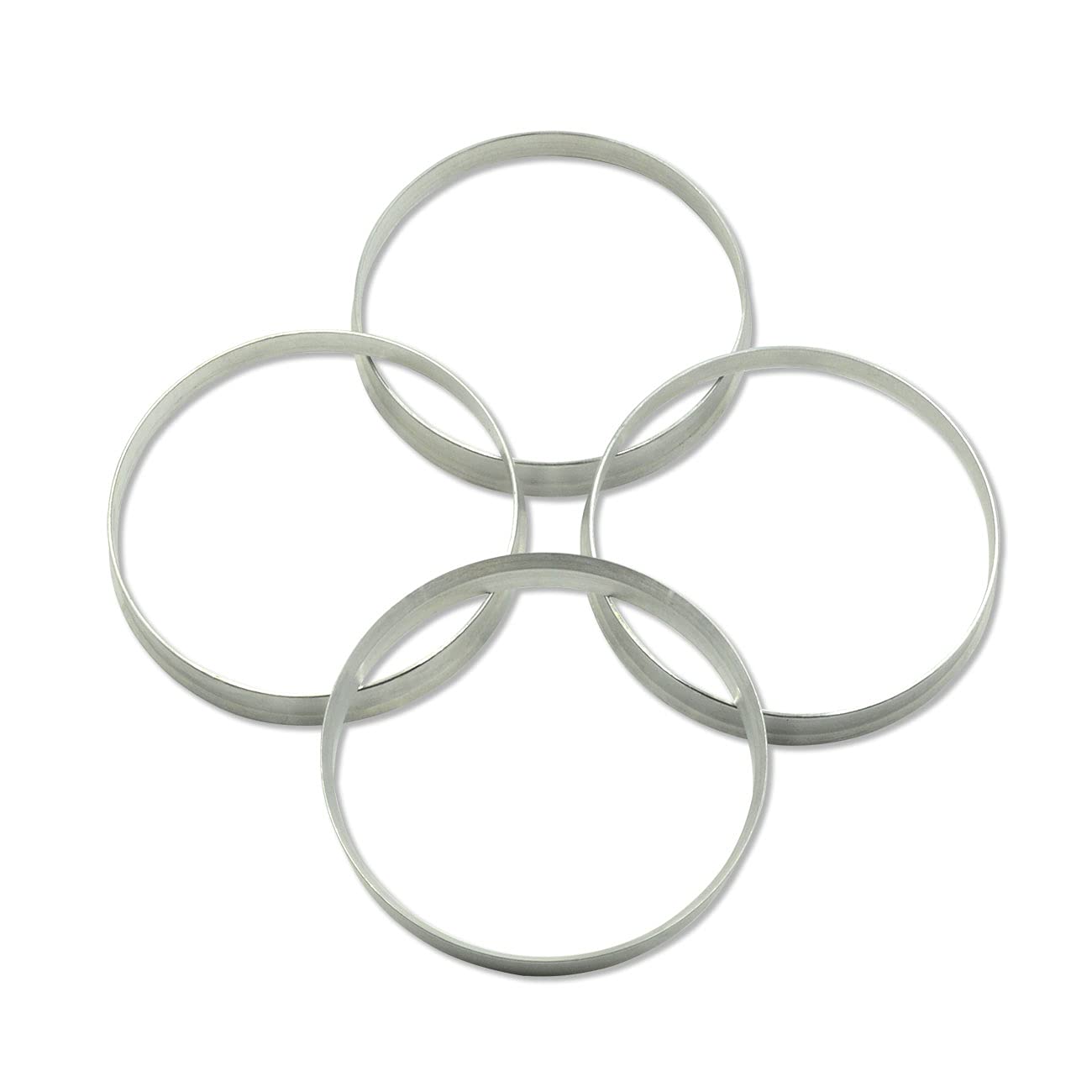 Amazon.com: Hub Centric Rings, 72.6mm OD to 70.5mm ID, Silver